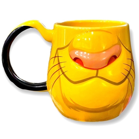 AUTHENTIC Disney Parks The Lion King Simba Face / Cub 3D Ceramic Mug - Picture 1 of 4